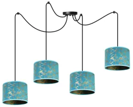 lampa-wiszaca-sufitowa-abazur-pajak-wzor-zloto