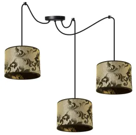 lampa-wiszaca-sufitowa-abazur-pajak-wzor-zloto