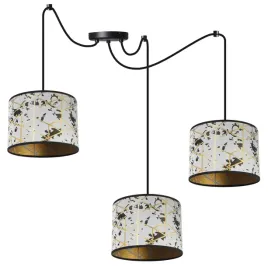 lampa-wiszaca-sufitowa-abazur-pajak-wzor-zloto