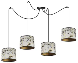 lampa-wiszaca-sufitowa-abazur-pajak-wzor-zloto