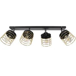 lampa-sufitowa-listwa-klosz-druciak-zloto-led