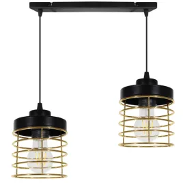lampa-wiszaca-sufitowa-zyrandol-zlota-druciak-led