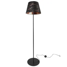 lampa-podlogowa-stojaca-metal-abazur-wzor-stozek