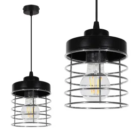 lampa-wiszaca-sufitowa-zyrandol-chrom-druciak-led