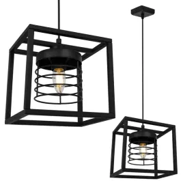 lampa-wiszaca-loft-klatka-nowoczesna