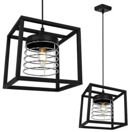 lampa-wiszaca-loft-klatka-nowoczesna