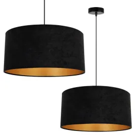 lampa-wiszaca-zyrandol-sufitowa-zloty-abazur-welur