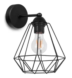 elegancka-lampa-kinkiet-retro-druciak-czarna-loft