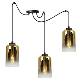 lampa-wiszaca-elegancka-pajak-szklany-zloty-klosz