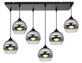 elegancka-lampa-wiszaca-szklany-klosz-chrom-led