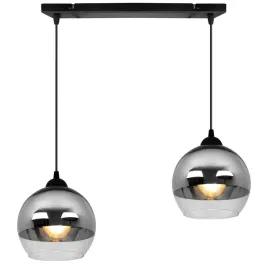 elegancka-lampa-wiszaca-szklany-klosz-chrom-led