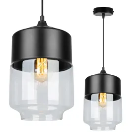lampa-sufitowa-wiszaca-plafon-szklany-klosz-led
