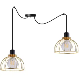 lampa-wiszaca-sufitowa-zyrandol-zloty-pajak-loft