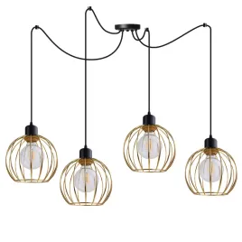 lampa-wiszaca-sufitowa-zyrandol-zloty-pajak-loft