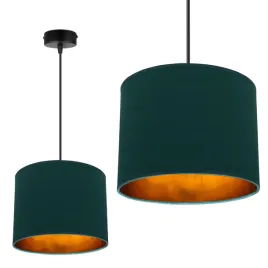 lampa-wiszaca-sufitowa-zyrandol-zlota-abazur-led