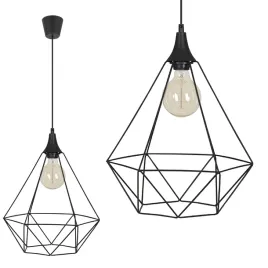 sufitowa-lampa-wiszaca-diament-loft-edison-z-drutu