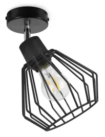 kinkiet-sufitowy-scienny-klosz-metal-druciak-led