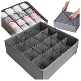 organizer-do-szuflady-szafy-na-bielizne-skarpetki-skladany-pojemnik-szary