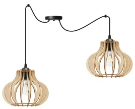 lampa-wiszaca-zyrandol-sufitowa-drewno-klosz-led