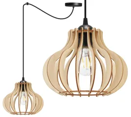 lampa-wiszaca-zyrandol-sufitowa-drewno-klosz-led