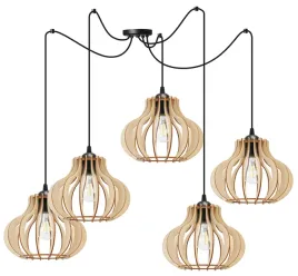 lampa-wiszaca-zyrandol-sufitowa-drewno-klosz-led