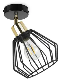 kinkiet-sufitowy-scienny-klosz-metal-druciak-led