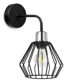 lampa-scienna-kinkiet-klosz-metal-druciak-led