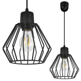 lampa-wiszaca-zyrandol-sufitowa-druciak-klosz-led