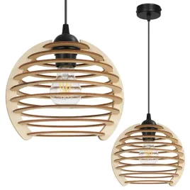 lampa-wiszaca-zyrandol-sufitowa-drewno-klosz-led
