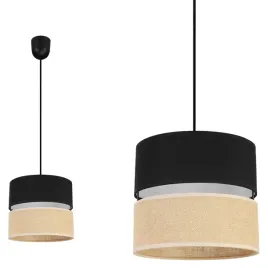 lampa-wiszaca-zyrandol-sufitowa-abazur-20cm-czarny