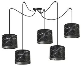 lampa-wiszaca-sufitowa-abazur-pajak-wzor-srebro