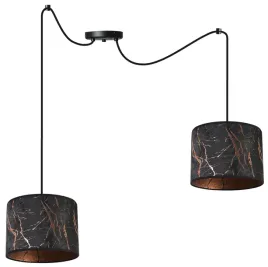 lampa-wiszaca-sufitowa-abazur-pajak-wzor-miedz