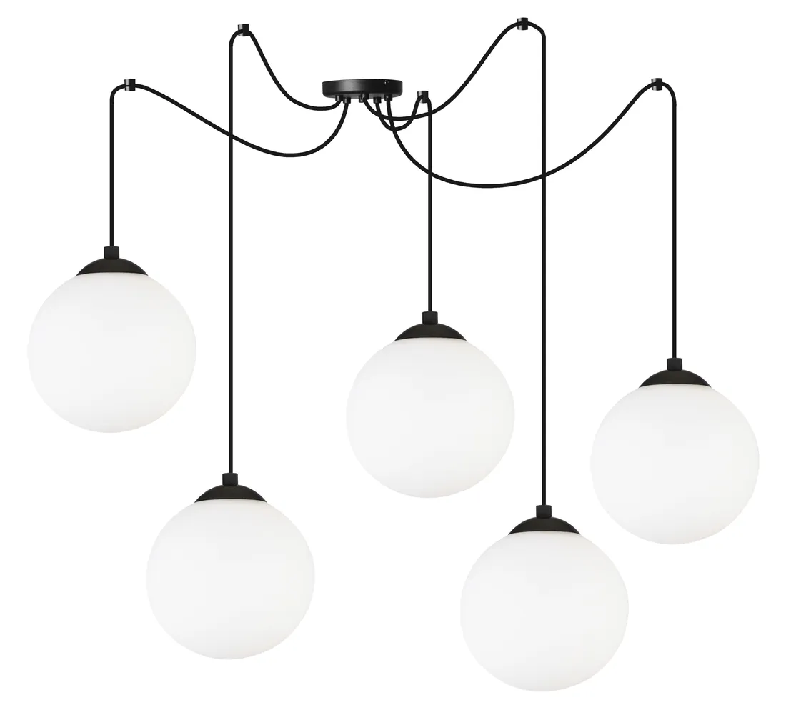 lampa-wiszaca-sufitowa-pajak-kula-czarny-led-15cm-stan-nowy