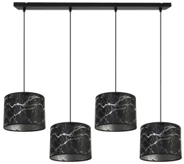 lampa-wiszaca-zyrandol-sufitowa-abazur-wzor-srebro