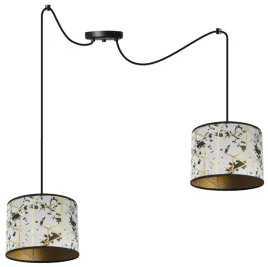 lampa-wiszaca-sufitowa-abazur-pajak-wzor-zloto
