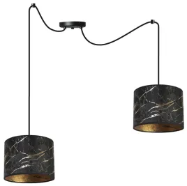lampa-wiszaca-sufitowa-abazur-pajak-wzor-zloto
