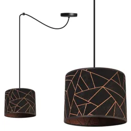 lampa-wiszaca-sufitowa-abazur-pajak-wzor-miedz