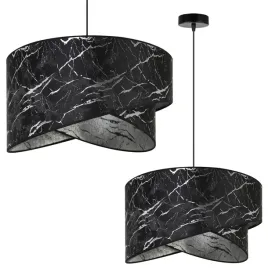 lampa-wiszaca-sufitowa-abazur-marmur-srebrny