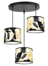 lampa-wiszaca-sufitowa-abazur-zlote-kwiaty-led