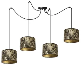 lampa-wiszaca-sufitowa-abazur-pajak-wzor-zloto