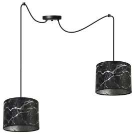 lampa-wiszaca-sufitowa-abazur-pajak-wzor-srebro