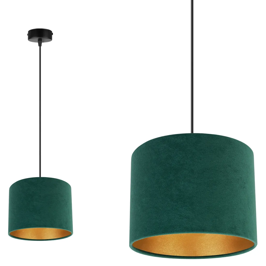 elegancka-lampa-wiszaca-zloty-abazur-welur-wybor