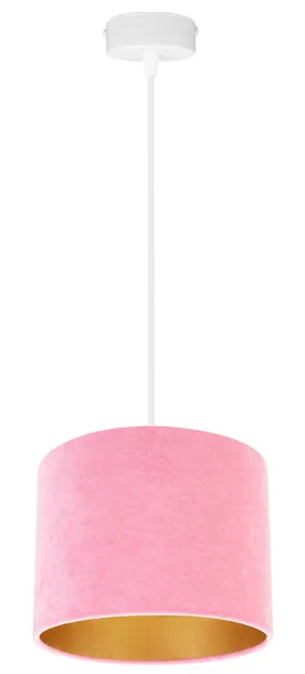 elegancka-lampa-wiszaca-zloty-abazur-welur-wybor-srednica-szerokosc-klosza-20-cm