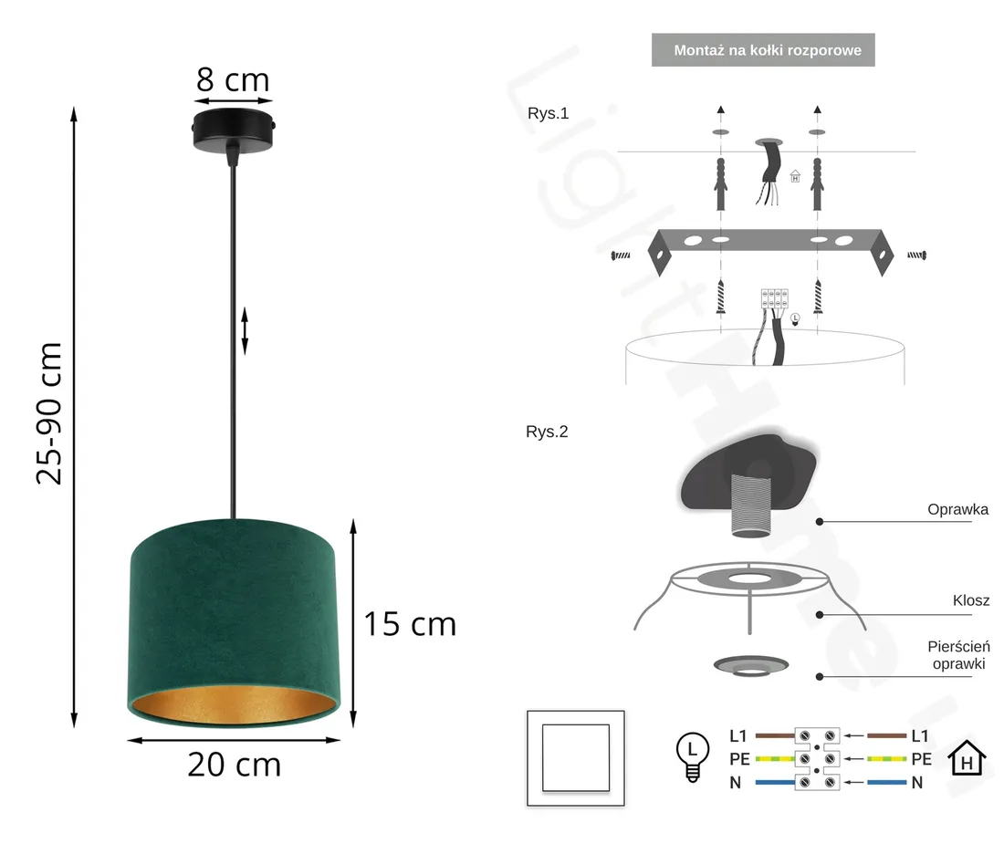 elegancka-lampa-wiszaca-zloty-abazur-welur-wybor