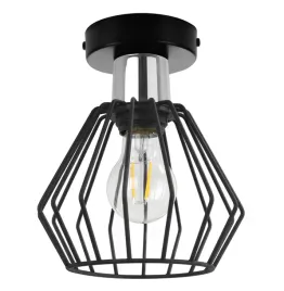 lampa-sufitowa-kinkiet-klosz-metal-druciak-led