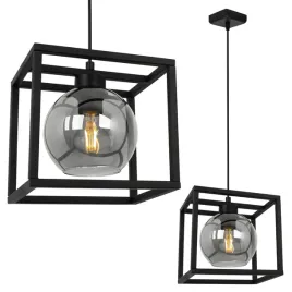 lampa-wiszaca-klatka-elegancka-szklana-kula