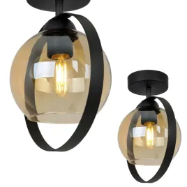 nowoczesna-lampa-sufitowa-szklany-pierscien-miod