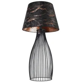 lampa-nocna-tuba-abazur-wzor-stozek