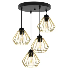 lampa-wiszaca-sufitowa-zyrandol-zlota-loft-druciak