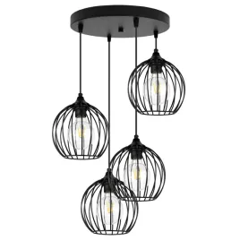 lampa-wiszaca-druciana-czarna-loft-zyrandol-led